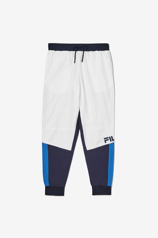 Fila Hudson Track Pants White - Mens - 68941DJOX